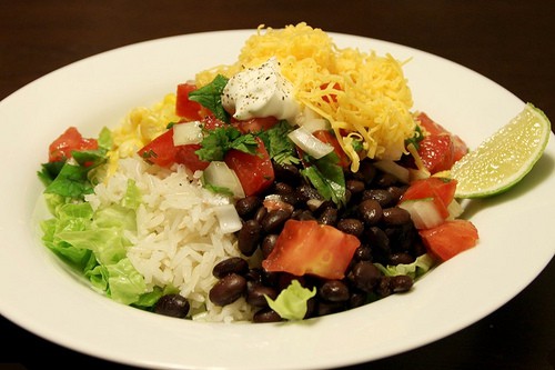 Fast food options for Indians and other Asians in USA Burrito ! 
