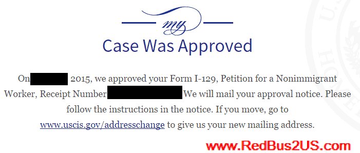 USCIS Online H1B Case Status Meaning Detailed Screenshots Changes Flow   USCIS Case Was Approved Status 