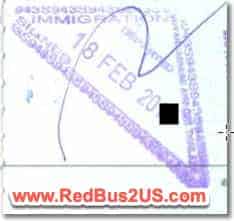 Thailand Exit Stamp on Passport