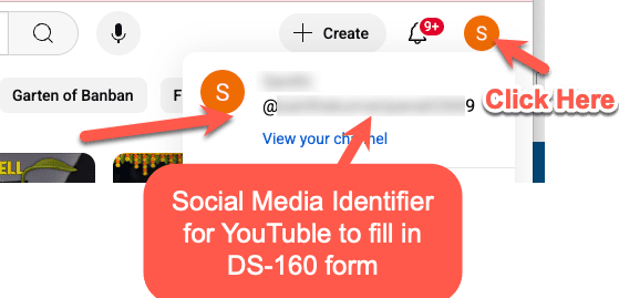Alternative way to get the social media identifier for YouTube