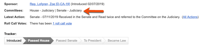 HR 1044 Bill latest status