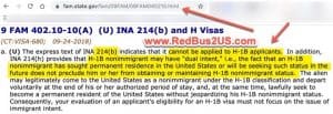What is Dual Intent US Visa? H1B? Non-Immigrant Intent? 214(b)?