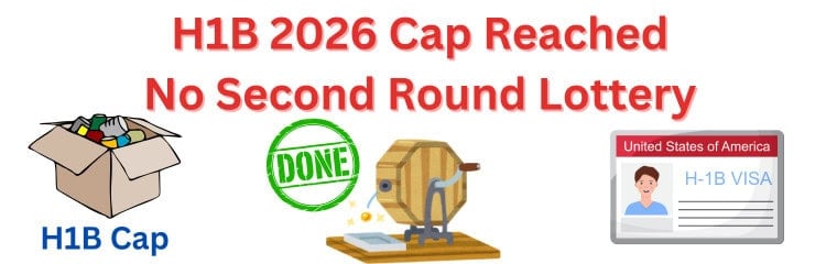 H1B 2026 Cap Reached - No Second Round Lottery