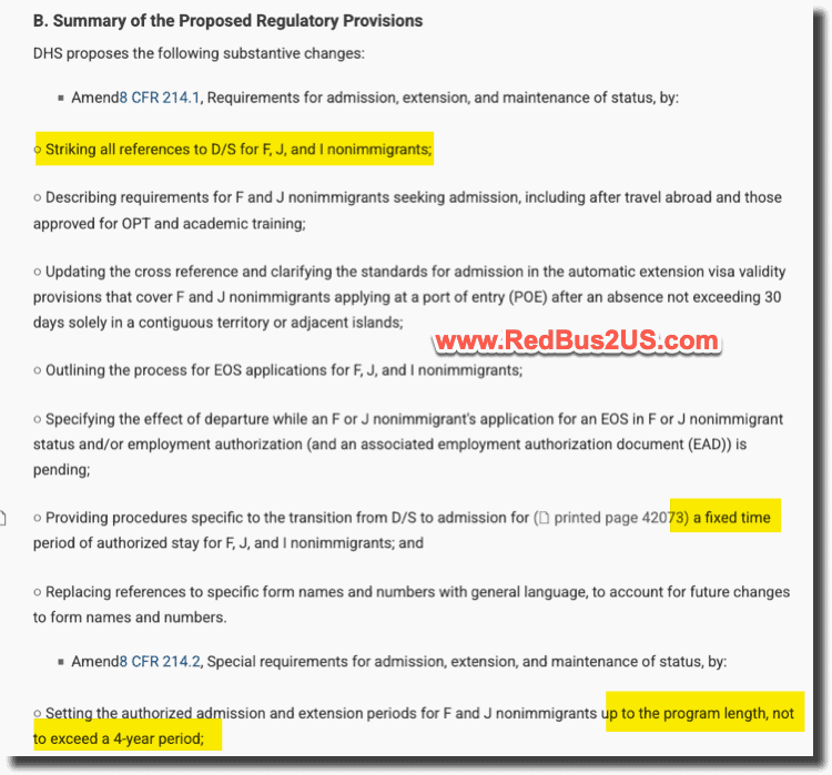 Summary of Changes as per the Proposed Regulation - First Part